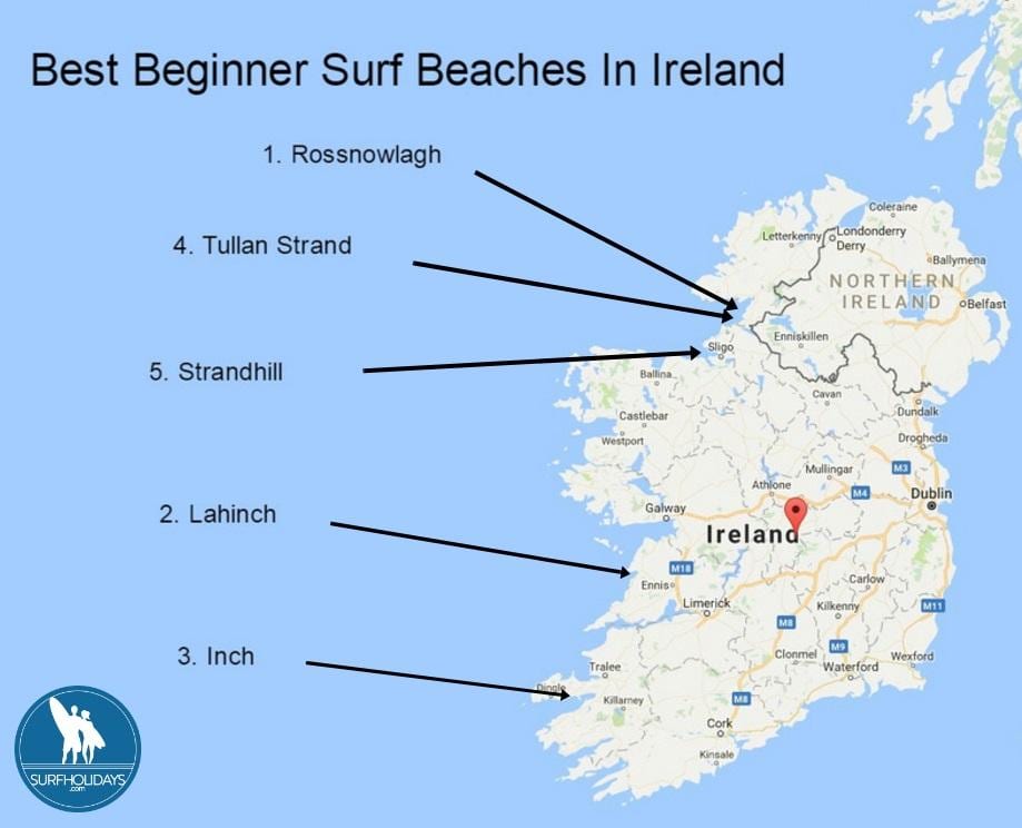 kaart van die navigeer in ierland