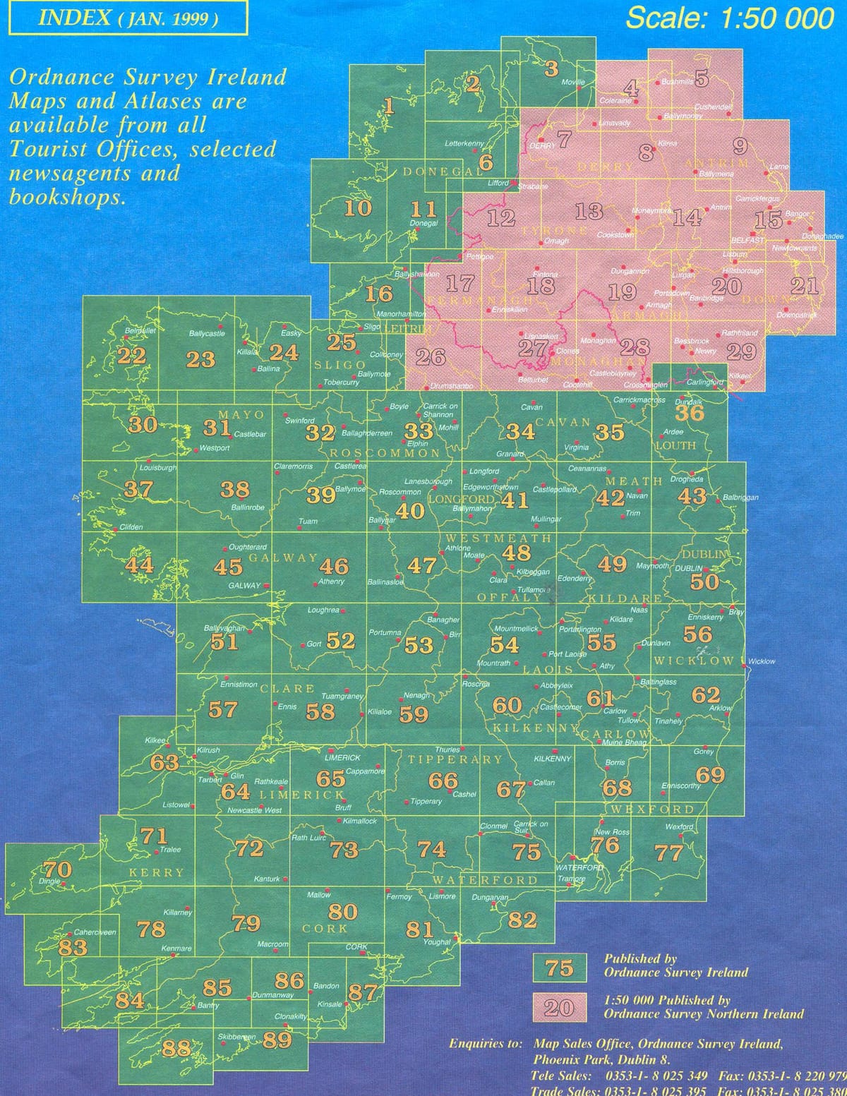 osi-ierland kaart kyker