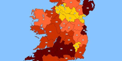 Kaart van ierland poskode