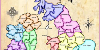 Kaart van die kaart van ierland spel