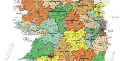Kaart van die ordnance survey ierland kaart kyker
